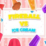 Feuerball gegen Eiscreme